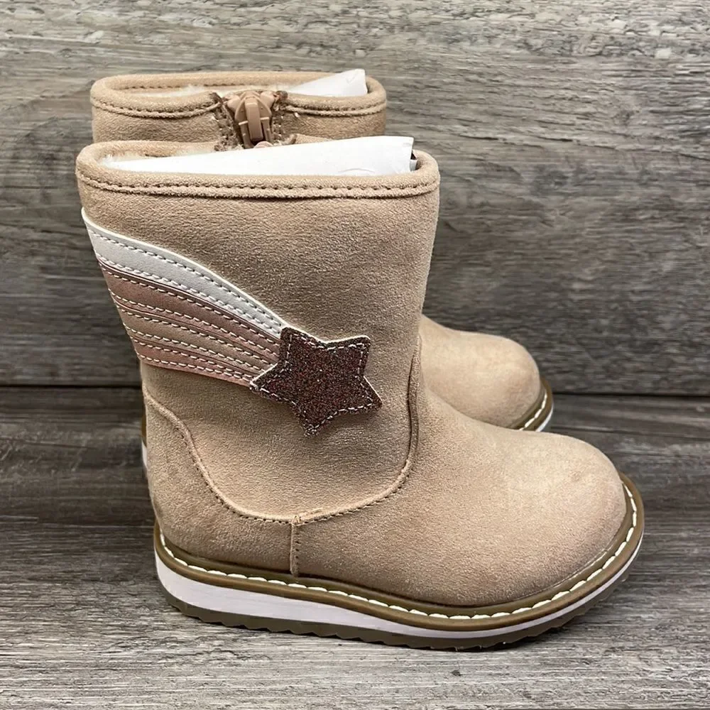 Toddler Girls' Isla Zipper Slip-On Winter Boots - Cat & Jack